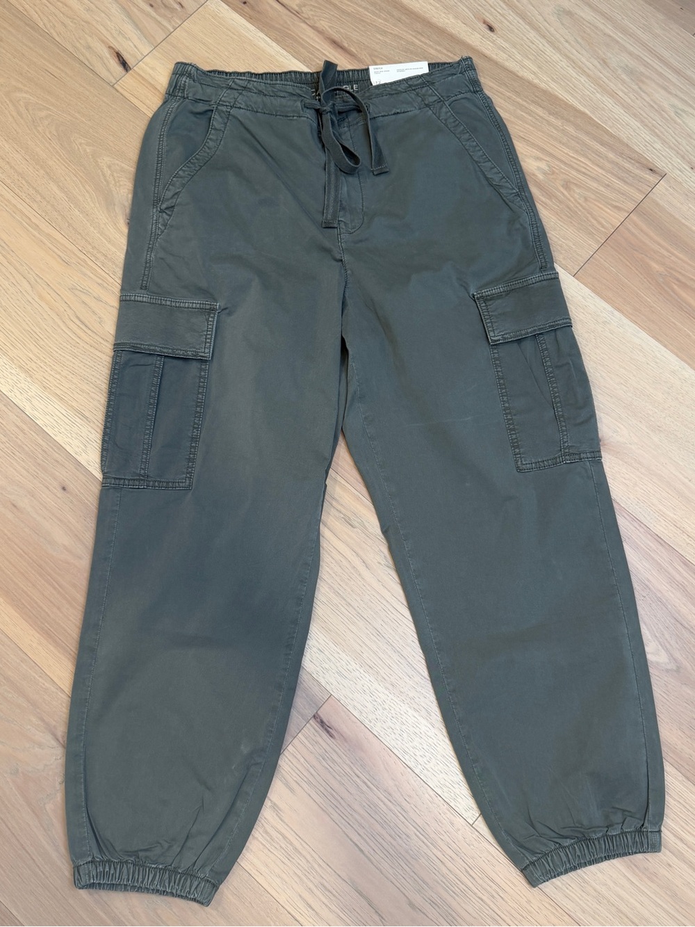 American Eagle Outfitters Olive Cargo Pants with Drawstring